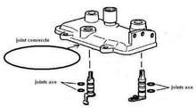 Charger l'image dans la galerie, joint axes et joint couvercle pompe à injection type DPC LUCAS ROTODIESEL DELPHI