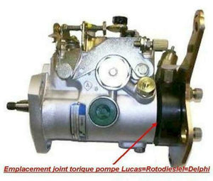 joint torique tête hydraulique pompe injection type DPC LUCAS ROTODIESEL DELPHI