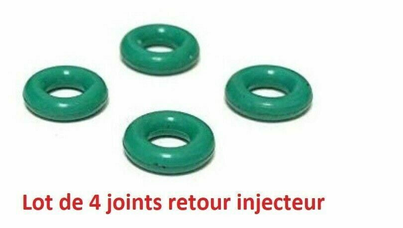 Joint retour injecteur torique fuite 4 pcs Gasoil Bosch 1.4/1.6 HDI,1.5/1.9 DCI
